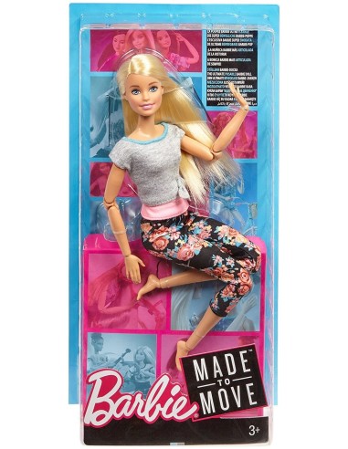 Barbie Bambola snodata Made To Move blond MATFTG80/FTG81 Mattel | Futurartshop.com