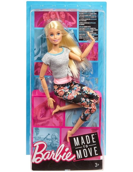 Barbie Bambola snodata Made To Move blond MATFTG80/FTG81 Mattel | Futurartshop.com