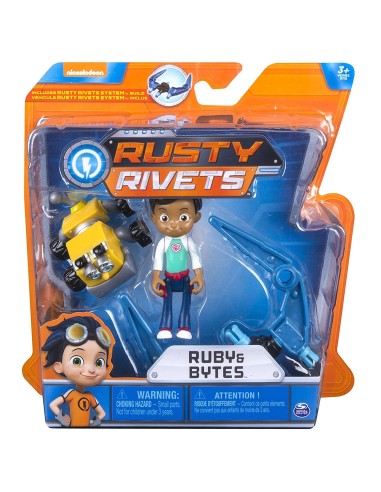 Rusty Rivets - Personaggio Ruby e Bytes SPI6033996/20081470 Spin master | Futurartshop.com