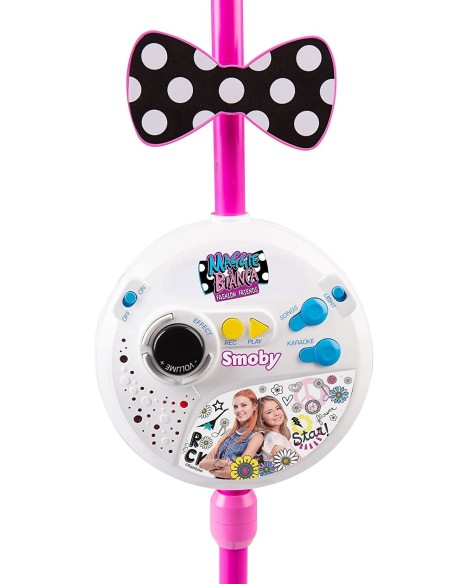 Maggie and Bianca Microphone Karaoke with rod 3-in-1 SIM7600520116 Simba Toys | Futurartshop.com