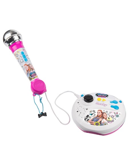 Maggie and Bianca Microphone Karaoke with rod 3-in-1 SIM7600520116 Simba Toys | Futurartshop.com