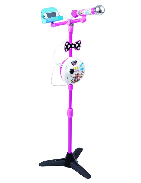 Maggie and Bianca Microphone Karaoke with rod 3-in-1 SIM7600520116 Simba Toys | Futurartshop.com