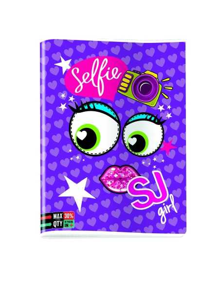 Quadernone maxi seven sj girl face rigo C SEV5C2001818/C Seven | Futurartshop.com