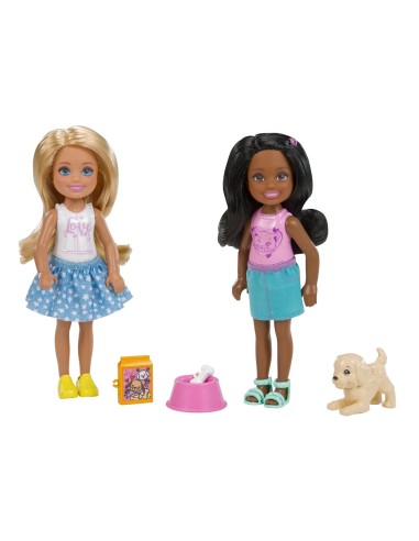 Barbie Club Chelseaa for a walk with the puppy MATFHK96/FHK97 Mattel | Futurartshop.com