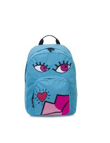 Backpack invicta plain-ollie face pack emerald green SEV206001854 553 Invicta | Futurartshop.com