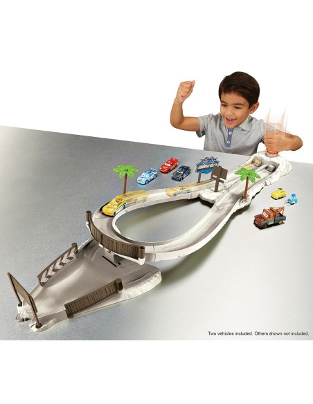 The Cars-the Track Fireball Beach racers challenge on the beach MATFVP33 Mattel | Futurartshop.com