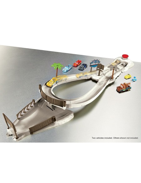 The Cars-the Track Fireball Beach racers challenge on the beach MATFVP33 Mattel | Futurartshop.com