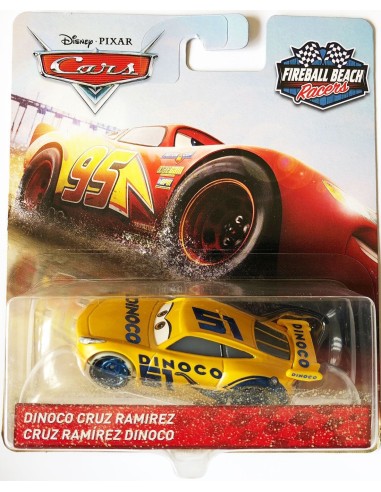 Cars Fireball Beach Racers Dinoco Cruz Ramirez MATFVF61/FVF62 Mattel | Futurartshop.com