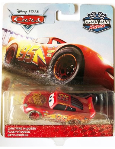 Cars Fireball Beach Racers McQueen MATFVF61/FVF66 Mattel | Futurartshop.com