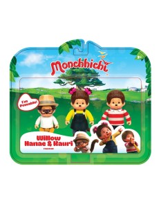 Monchhichi willow pack 3 characters ROC21737359 Rocco Giocattoli | Futurartshop.com 2