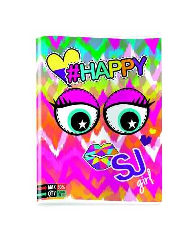 Quadernone maxi seven sj girl face staff Q SEV5C2001818/Q Seven | Futurartshop.com
