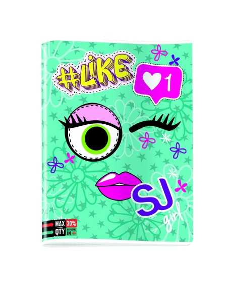 Quadernone maxi seven sj girl face staff Q SEV5C2001818/Q Seven | Futurartshop.com