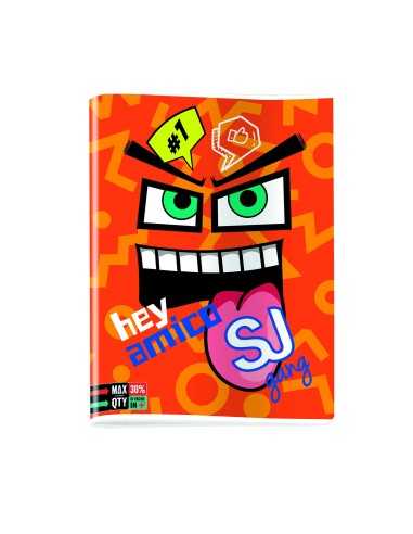Quadernone maxi seven sj gang face rigo A SEV5C2001813/A Seven | Futurartshop.com