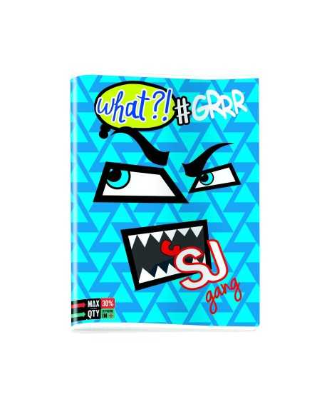 Quadernone maxi seven sj gang face rigo B SEV5C2001813/B Seven | Futurartshop.com