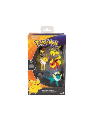 Pokemon confezione 5 personaggi ROCT19165/T19127 Tomy | Futurartshop.com