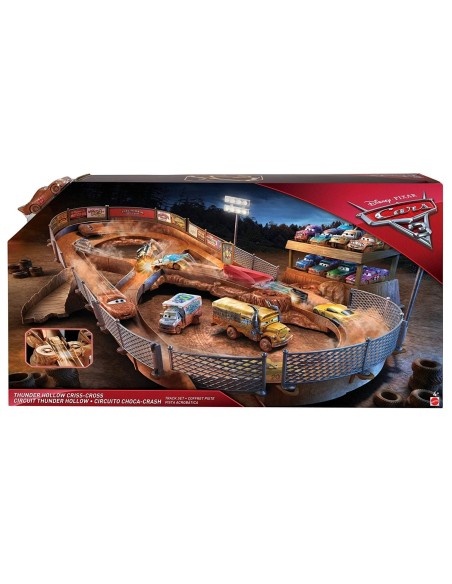 Cars 3 - Track Thunder Hollow Mega Intersection MATFCW01 Mattel | Futurartshop.com