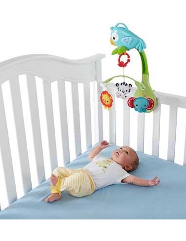 Fisher-Price - Giostrina Animali della Foresta 3 in 1 MATCHR11-A Mattel | Futurartshop.com