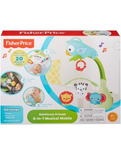 Fisher-Price - Giostrina Animali della Foresta 3 in 1 MATCHR11-A Mattel | Futurartshop.com
