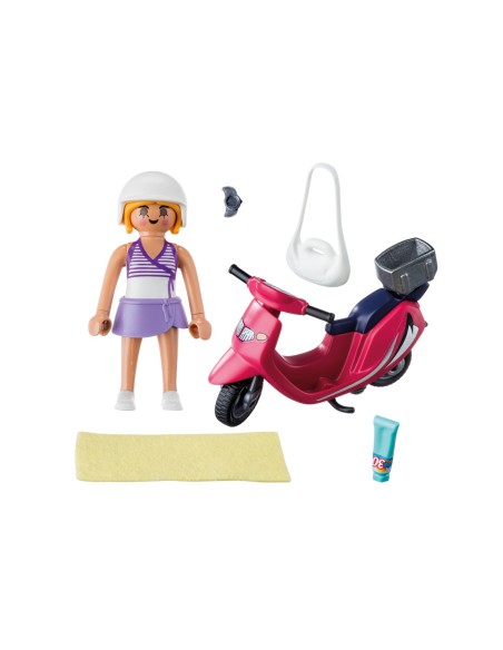 Playmobil 9084 girl with scooter PLA9084 Playmobil | Futurartshop.com
