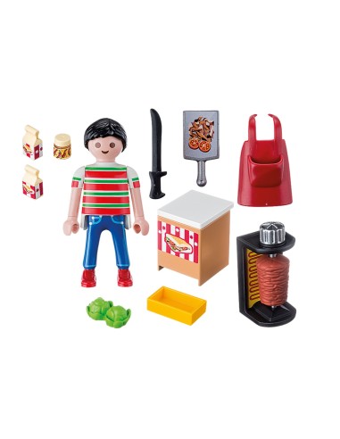 Playmobil 9088 seller of kebabs PLA9088 Playmobil | Futurartshop.com