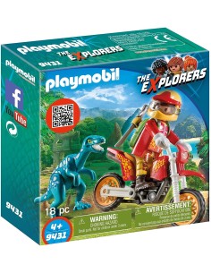 Playmobil 9431 cross bikes and raptor PLA9431 Playmobil | Futurartshop.com