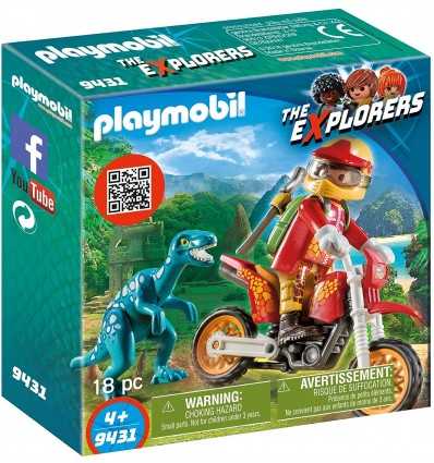 Playmobil 9431 moto da cross e raptor 9431 Playmobil-Futurartshop.com