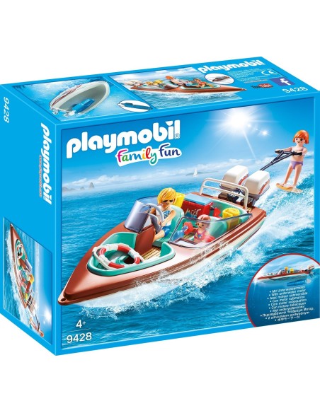 Playmobil 9428 motoscafo con sci d'acqua PLA9428 Playmobil | Futurartshop.com