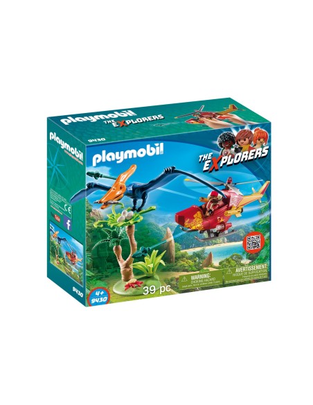 Playmobil 9430 helicopter and pterodactyl PLA9430 Playmobil | Futurartshop.com