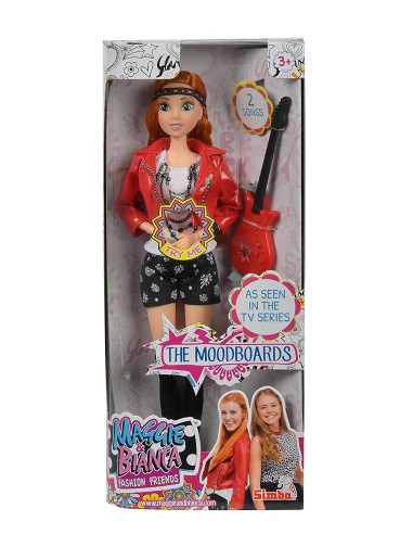 Maggie and Bianca - Doll with Guitar - Maggie SIM109273112 Simba Toys | Futurartshop.com