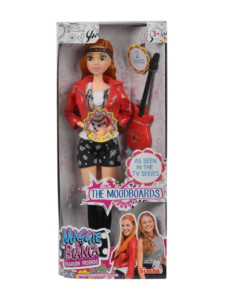 Maggie e Bianca - Bambola con Chitarra - Maggie SIM109273112 Simba Toys | Futurartshop.com
