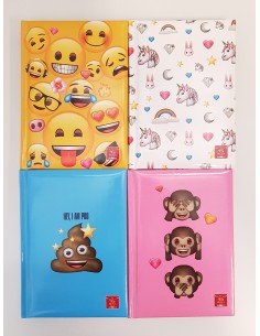 Diary pocket 12 months emoji 4 models PIG0229817DL Pigna | Futurartshop.com