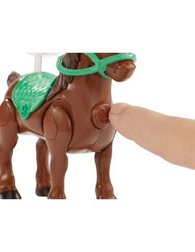 Barbie on the go - Bambola con Pony marrone MATFHV60/FHV62 Mattel | Futurartshop.com