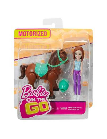 Barbie on the go - Bambola con Pony marrone MATFHV60/FHV62 Mattel | Futurartshop.com
