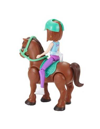 Barbie on the go - Bambola con Pony marrone MATFHV60/FHV62 Mattel | Futurartshop.com
