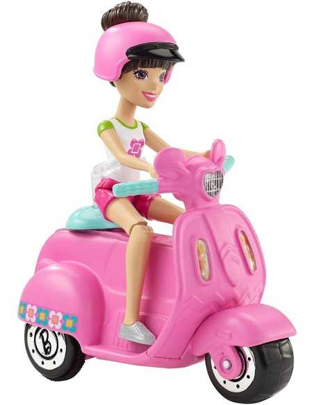 Barbie on the Go - Scooter con accessori MATFHV76/FHV80 Mattel | Futurartshop.com