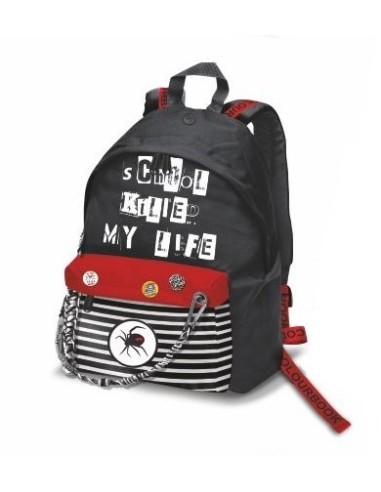 Zaino americano killed colourbook rosso e nero LAGCOL18150 Colourbook | Futurartshop.com