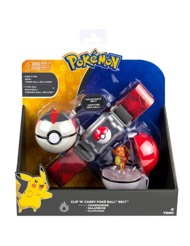Pokemon clip n carry Poke Ball Belt - Charmander ROCT18889/T19206 Tomy | Futurartshop.com