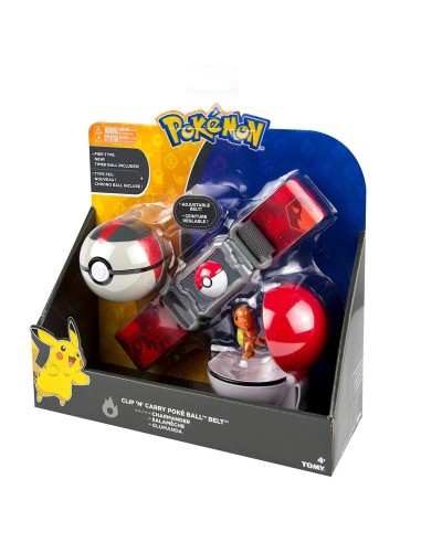 Pokemon clip n carry Poke Ball Cintura- Charmander ROCT18889/T19206 Tomy | Futurartshop.com