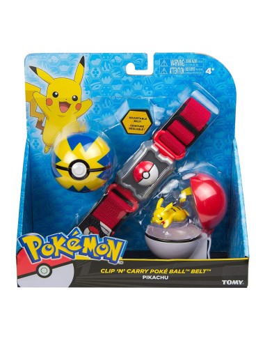 Pokemon clip n carry poke ball cintura - Pikachu WONT18889/T19220 Tomy | Futurartshop.com