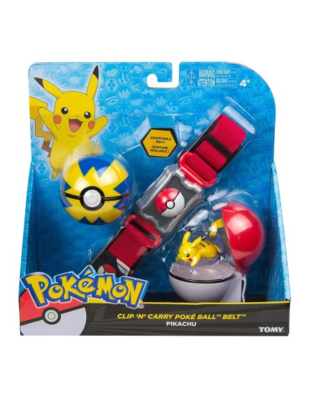 Pokemon clip n carry poke ball cintura - Pikachu WONT18889/T19220 Tomy | Futurartshop.com