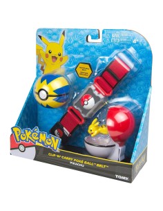 Pokemon clip n carry poke ball belt Pikachu WONT18889/T19220 Tomy | Futurartshop.com 2