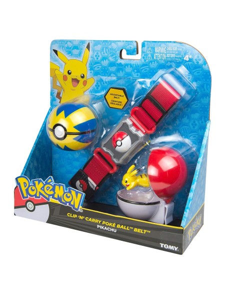 Pokemon clip n carry poke ball cintura - Pikachu WONT18889/T19220 Tomy | Futurartshop.com