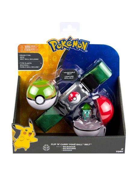 Pokemon clip n carry poke ball Belt - Bulbasaur ROCT18889/T19204 Tomy | Futurartshop.com