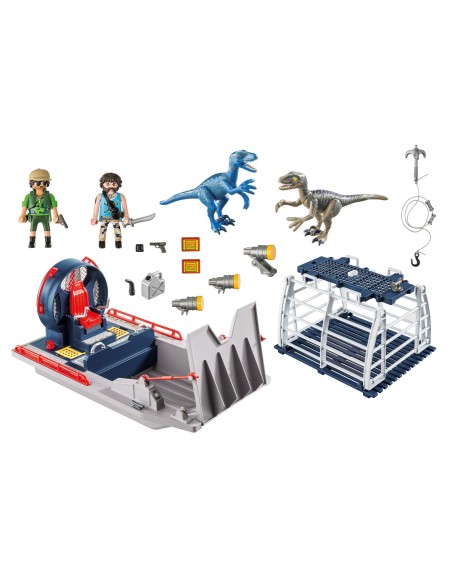 Playmobil 9433 boat with a cage for dinosaurs PLA9433 Playmobil | Futurartshop.com