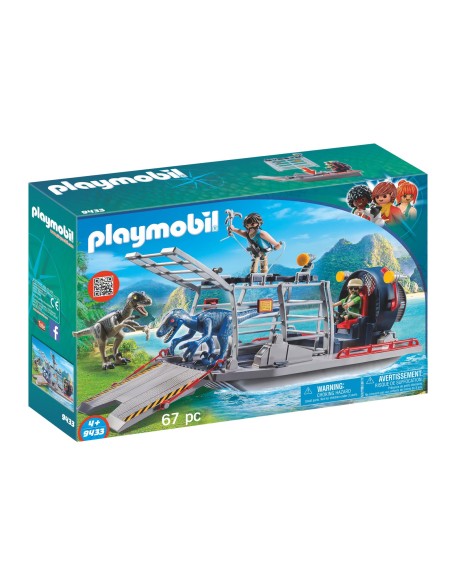 Playmobil 9433 boat with a cage for dinosaurs PLA9433 Playmobil | Futurartshop.com