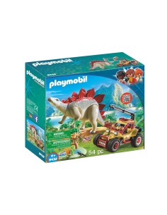 Playmobil 9432 vehicle of the explorers and stegosaurus PLA9432 Playmobil | Futurartshop.com
