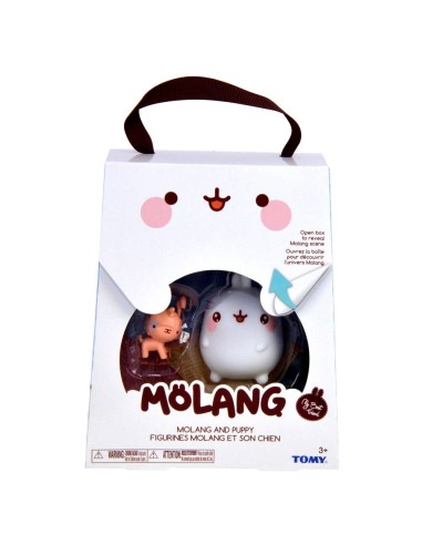 Molang two characters molang and puppy ROCL66046/L66030 Tomy | Futurartshop.com