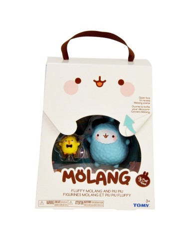 Molang two characters fluffy molang and more more ROCL66030/L66045 Tomy | Futurartshop.com