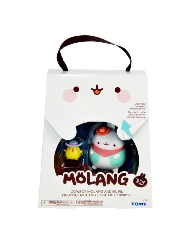 Molang two characters cowboy molang and more more ROCL66030/L66048 Tomy | Futurartshop.com