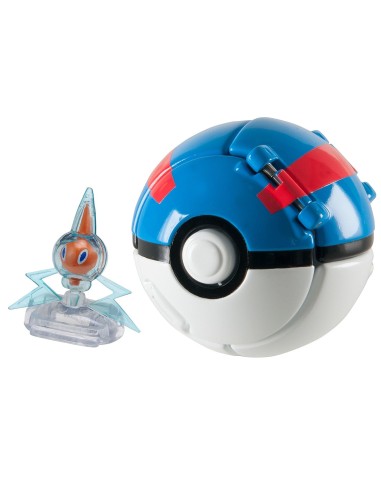 Pokemon throw''n pop character rotom with the mega ball ROCT18873/T19114 Tomy | Futurartshop.com